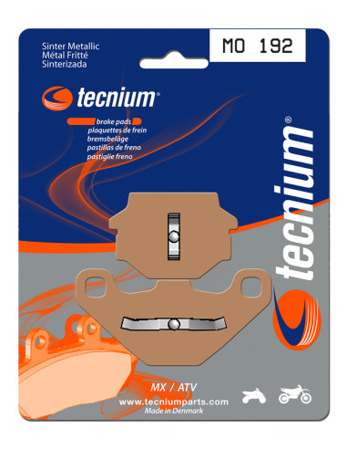 TECNIUM MX/ATV Sintered Metal Brake pads - MO192