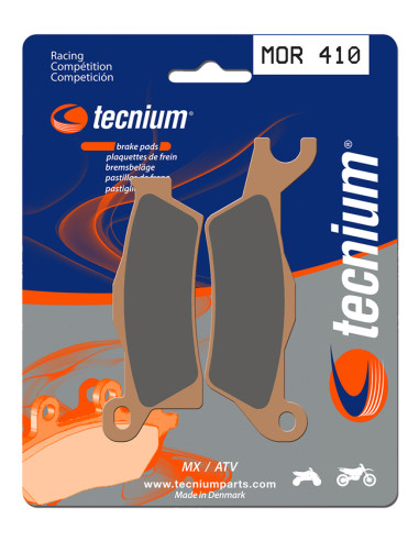 TECNIUM Racing MX/ATV Sintered Metal Brake pads - MOR410