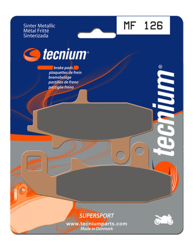 TECNIUM Street Performance Sintered Metal Brake pads - MF126