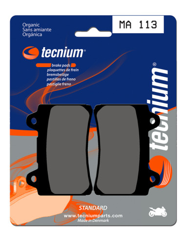 TECNIUM Street Organic Brake pads - MA113
