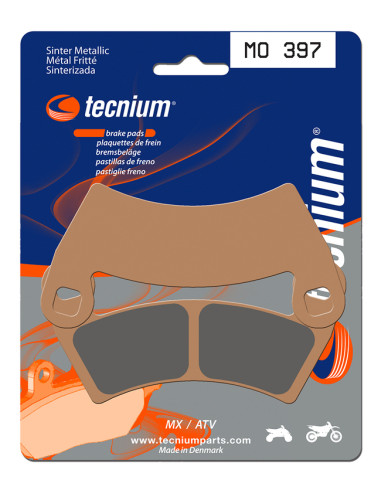 TECNIUM MX/ATV Sintered Metal Brake pads - MO397