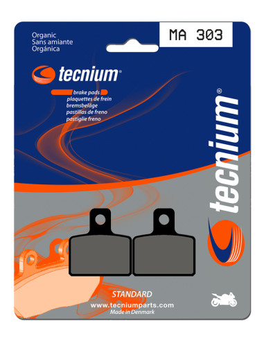 TECNIUM Street Organic Brake pads - MA303