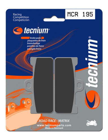 TECNIUM Racing Sintered Metal Carbon Brake pads - MCR195