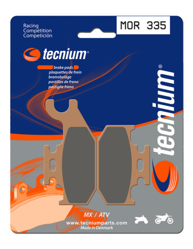 TECNIUM Racing MX/ATV Sintered Metal Brake pads - MOR335