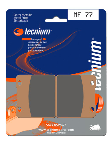 TECNIUM Street Performance Sintered Metal Brake pads - MF77