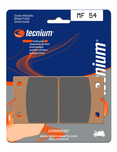 TECNIUM Street Performance Sintered Metal Brake pads - MF54