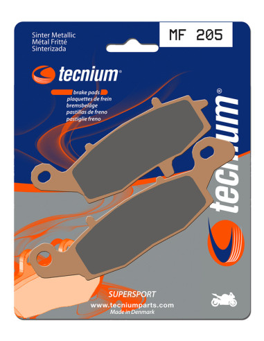 TECNIUM Street Performance Sintered Metal Brake pads - MF205