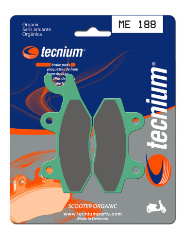 TECNIUM Scooter Organic Brake pads - ME188