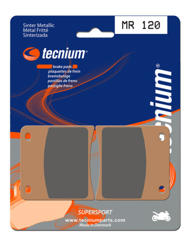 TECNIUM Street Performance Sintered Metal Brake pads - MR120