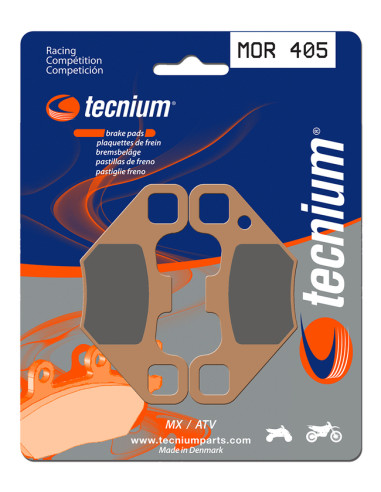 TECNIUM Racing MX/ATV Sintered Metal Brake pads - MOR405