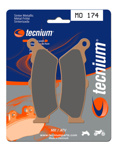 TECNIUM MX/ATV Sintered Metal Brake pads - MO174