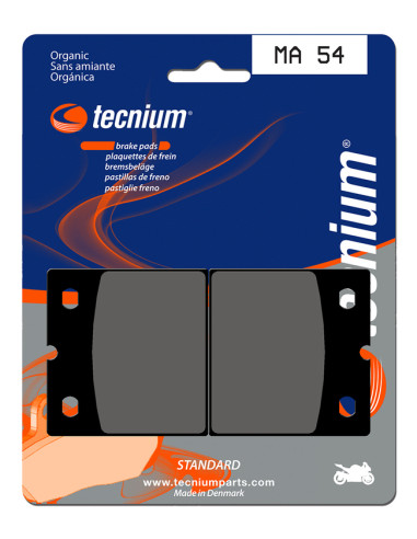 TECNIUM Street Organic Brake pads - MA54