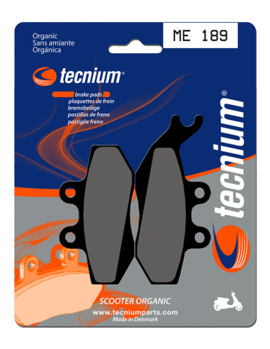 TECNIUM Scooter Organic Brake pads - ME189