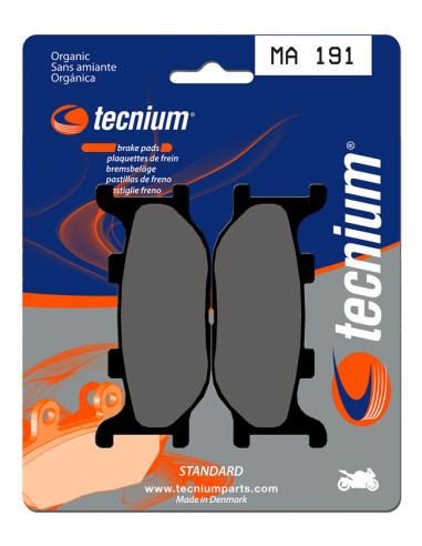 TECNIUM Street Organic Brake pads - MA191