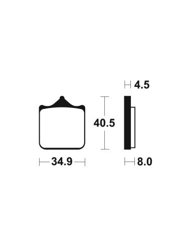 TECNIUM Sintered Metal Brake Pads - MTR370