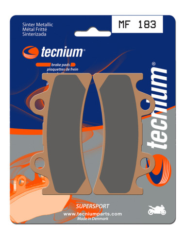 TECNIUM Street Performance Sintered Metal Brake pads - MF183