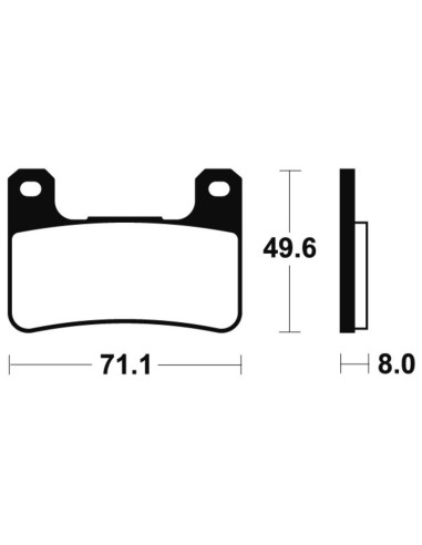 TECNIUM Sintered Metal Brake Pads - MTR306