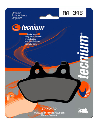 TECNIUM Street Organic Brake pads - MA346