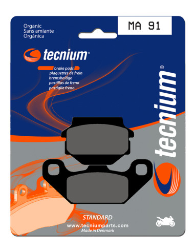 TECNIUM Street Organic Brake pads - MA91
