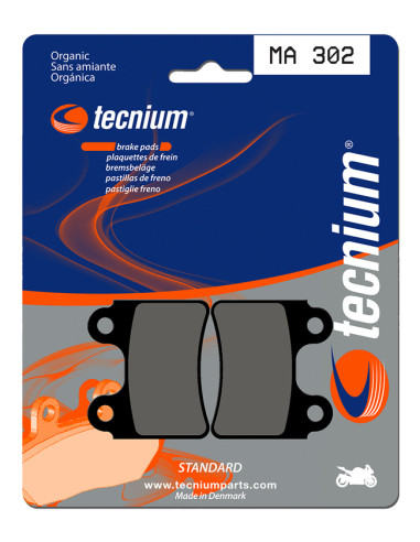 TECNIUM Street Organic Brake pads - MA302