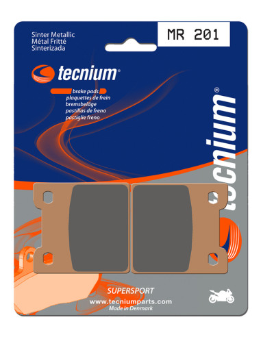 TECNIUM Street Performance Sintered Metal Brake pads - MR201