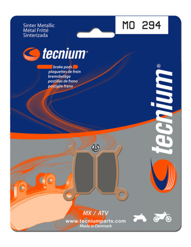 TECNIUM MX/ATV Sintered Metal Brake pads - MO294