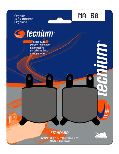 TECNIUM Street Organic Brake pads - MA60