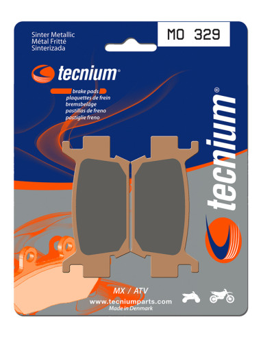 Plaquettes de frein TECNIUM MX/Quad métal fritté - MO329