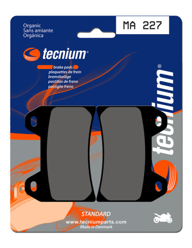 TECNIUM Street Organic Brake pads - MA227
