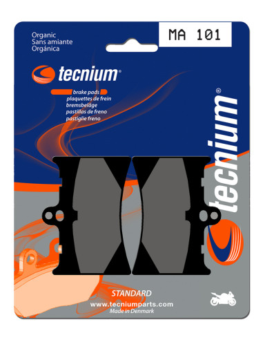 TECNIUM Street Organic Brake pads - MA101