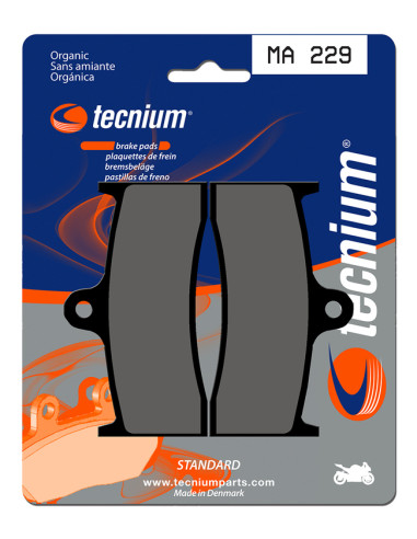 TECNIUM Street Organic Brake pads - MA229