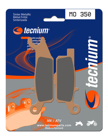 TECNIUM MX/ATV Sintered Metal Brake pads - MO350