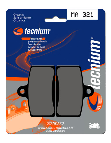 TECNIUM Street Organic Brake pads - MA321
