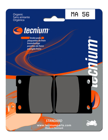 TECNIUM Street Organic Brake pads - MA56