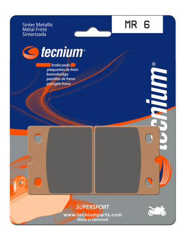 TECNIUM Street Performance Sintered Metal Brake pads - MR6