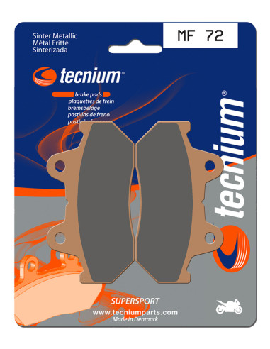 TECNIUM Street Performance Sintered Metal Brake pads - MF72