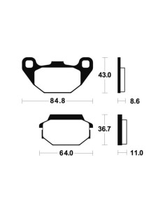 TECNIUM テクニウム Street Performance Sintered Metal Brake pads