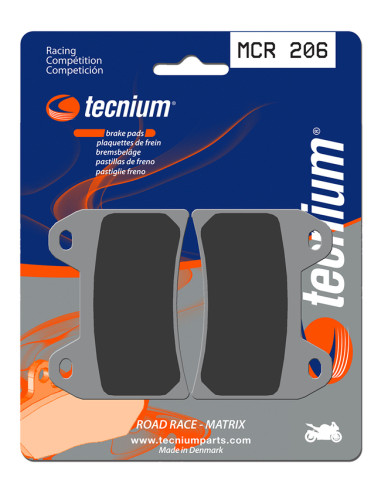 TECNIUM Racing Sintered Metal Carbon Brake pads - MCR206