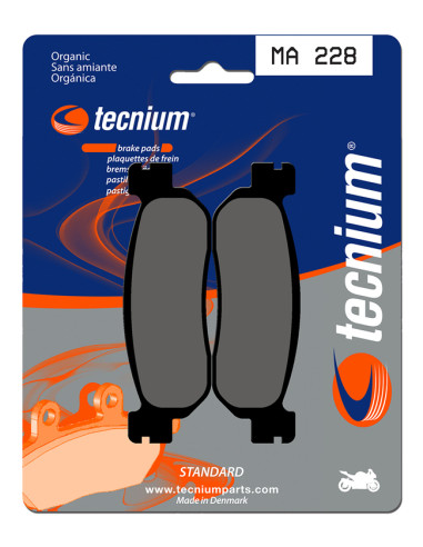 TECNIUM Street Organic Brake pads - MA228