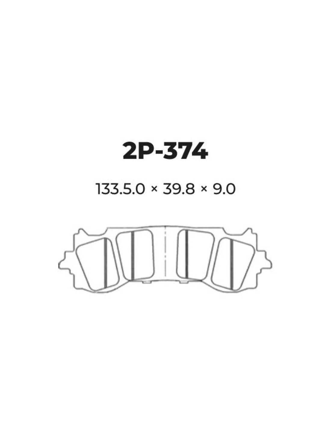 Plaquettes de Frein Brembo - métal fritté - 07HO42LA - Pièces