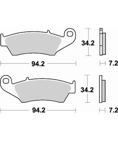 BRAKING Off-Road Sintered Metal Brake pads - 772CM46