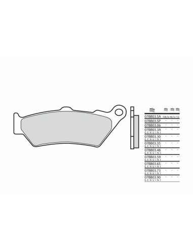 BREMBO Genuine Sintered Metal Brake pads - 07BB0359