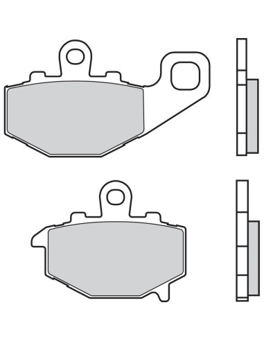 Plaquettes de frein BREMBO route carbone céramique - 07KA1617