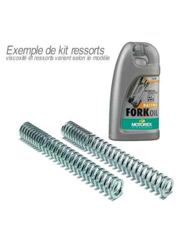 Kit ressort de fourche BITUBO tarage progressif avec huile de fourche MOTOREX Yamaha XJR1200