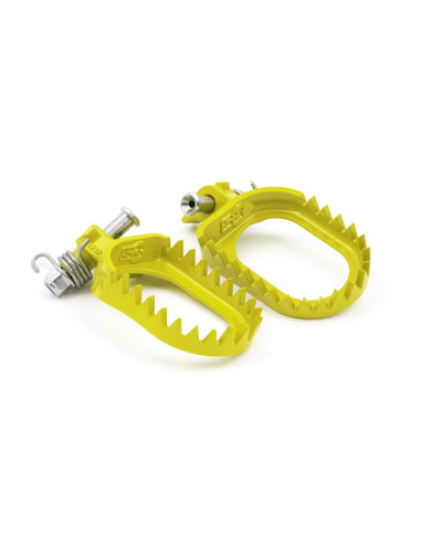 S3 Punk Footrests Steel Yellow Sherco