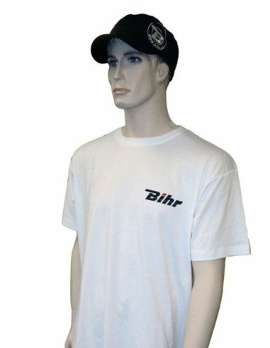BIHR White T-Shirt 150g - size XL