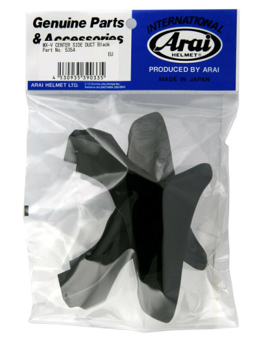 ARAI Rear Center Side Duct Black for MX-V Helmet