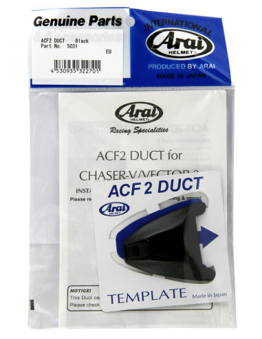 ARAI Front Top Vent TDF Duct-3 Frost White for Quantum/Quantum-ST/Quantum-ST PRO/Tour-X 4/CT-F/CT-Ram/X-Tend/X-Tend Ram Helmets