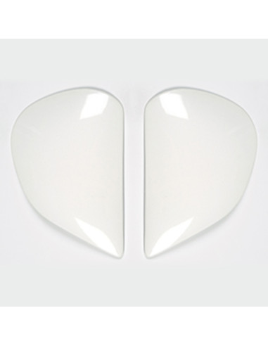 Plaques pivot ARAI Super AdSis J (LRS) Diamond White pour casques RX-7 GP/Viper/Astro-Light/Quantum/Quantum-ST/Quantum-ST PRO/Ch