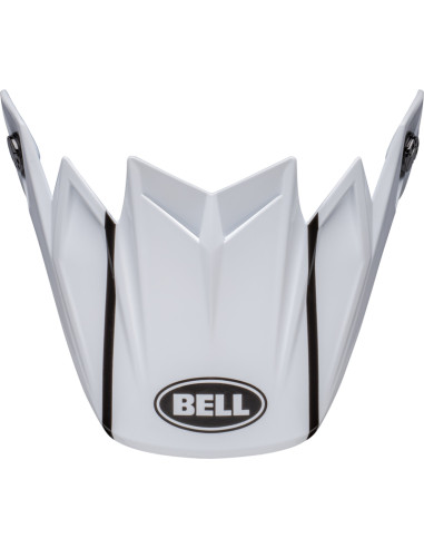 Visière BELL Moto-9S Flex - Sprint Gloss blanc/rouge